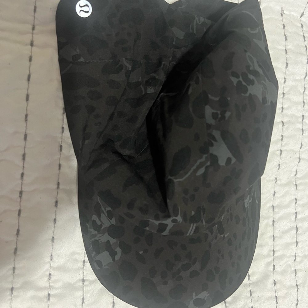 Lululemon Leopard Fast and Free Run Ponytail Hat